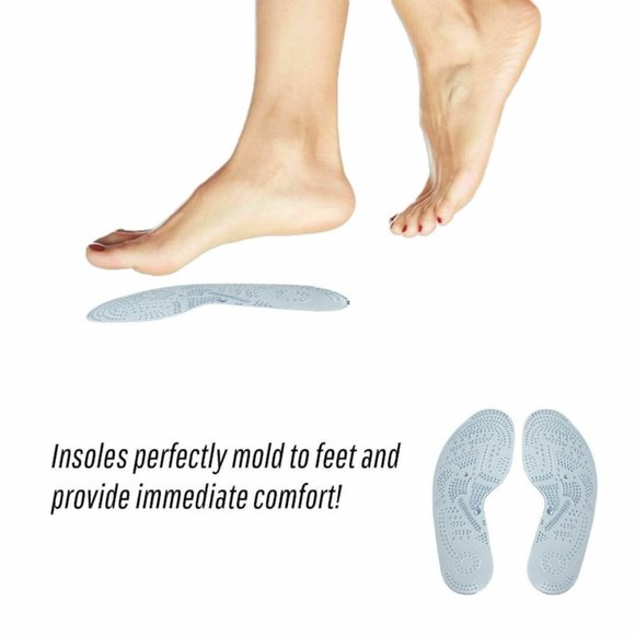 Shoe Insoles Massaging Foot For Comfort Unisex 3 Pairs = Six (6) Total! - Picture 3 of 10